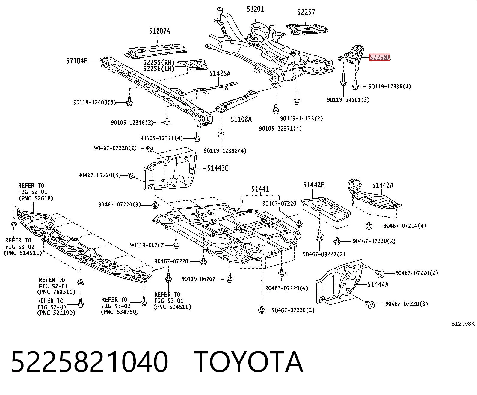 5225821040 Toyota