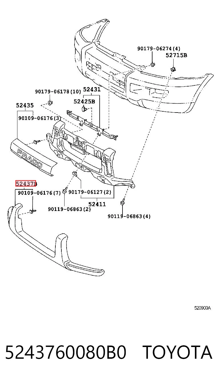 5243760080B0 Toyota