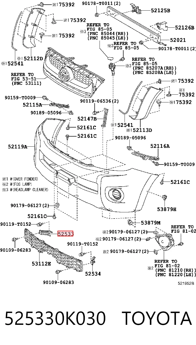 525330K030 Toyota