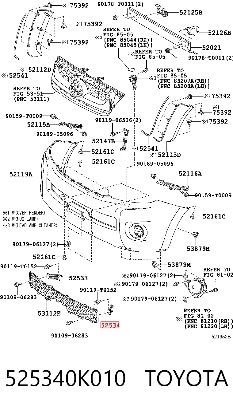 525340K010 Toyota
