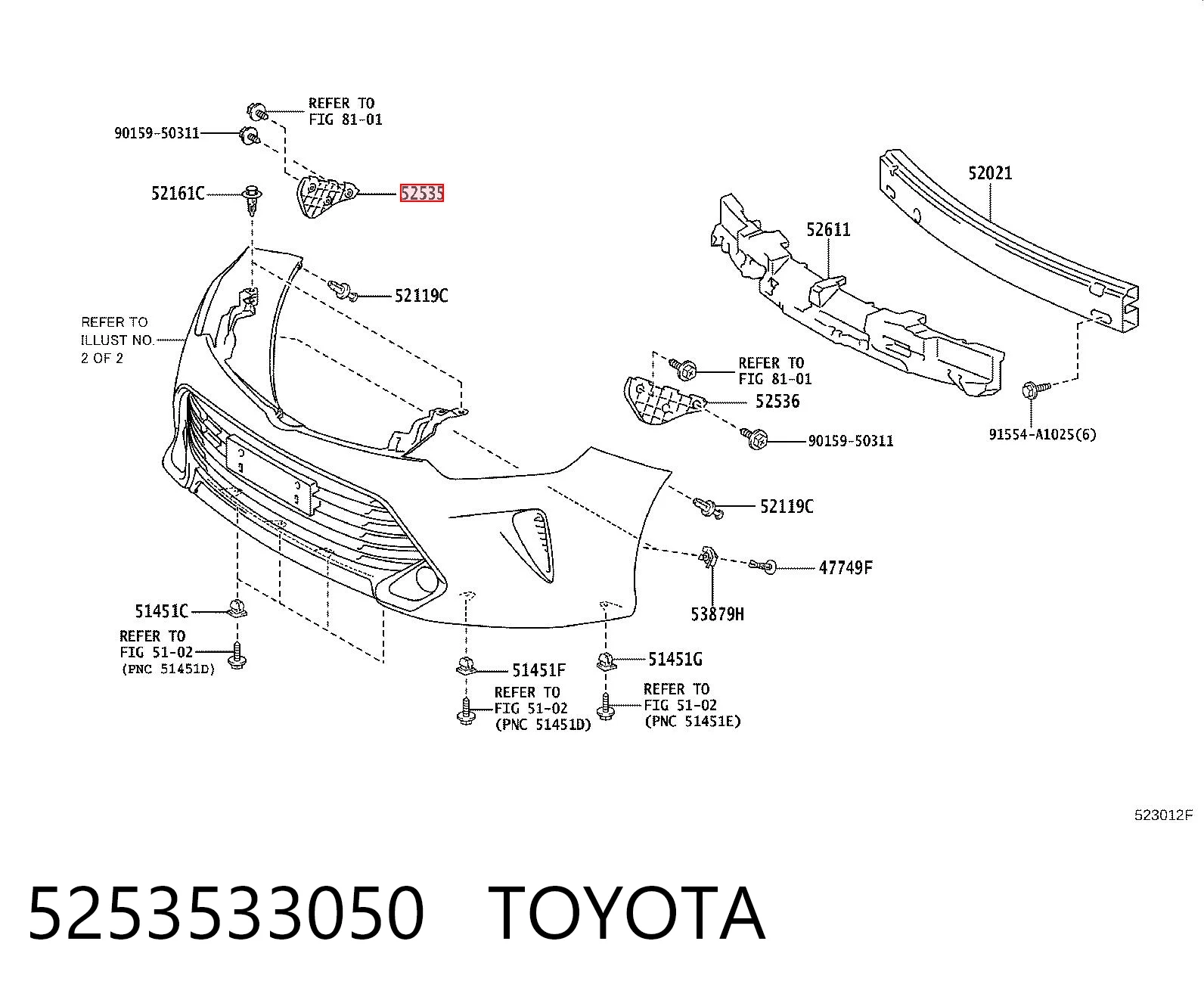 5253533050 Toyota