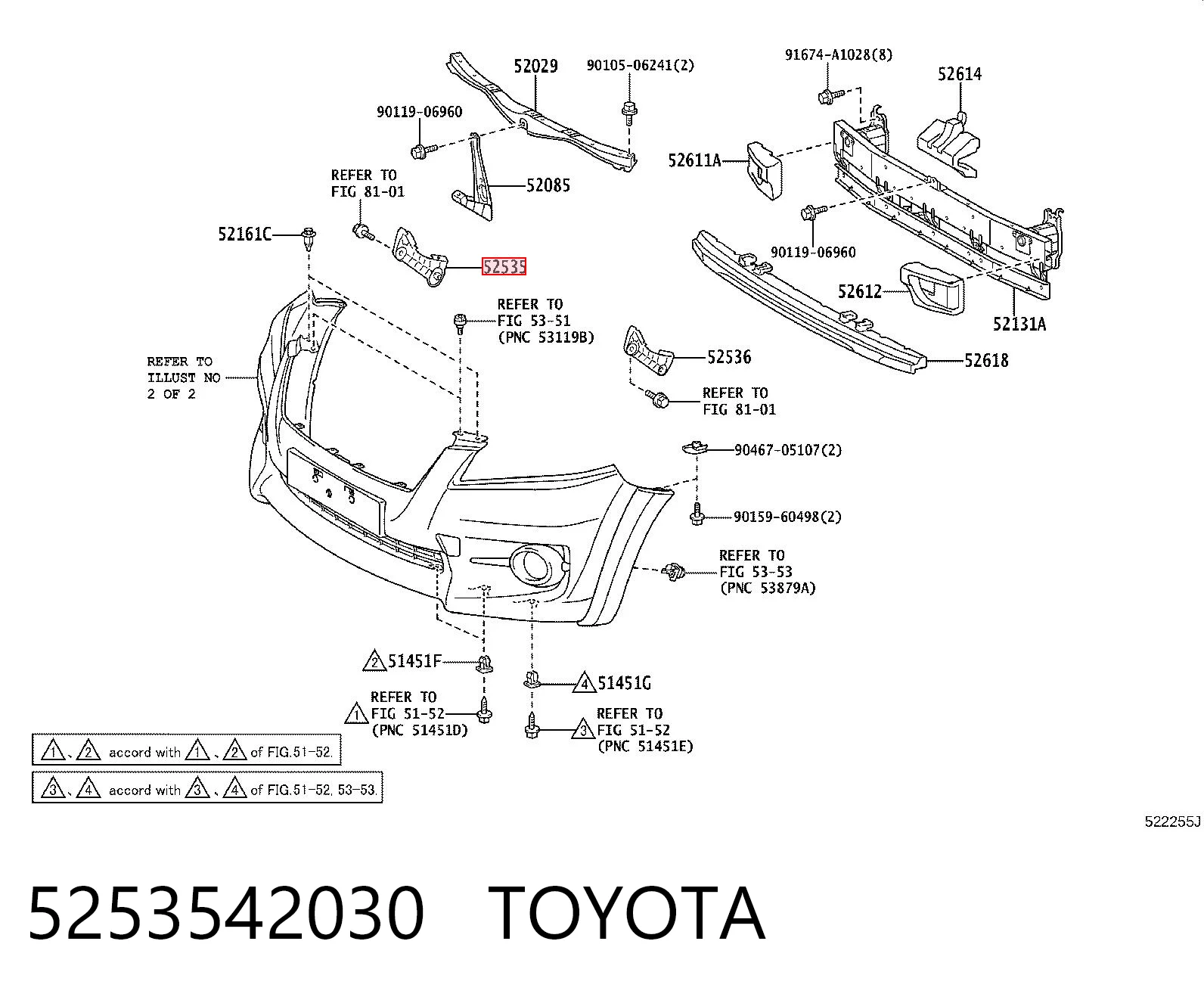 5253542030 Toyota