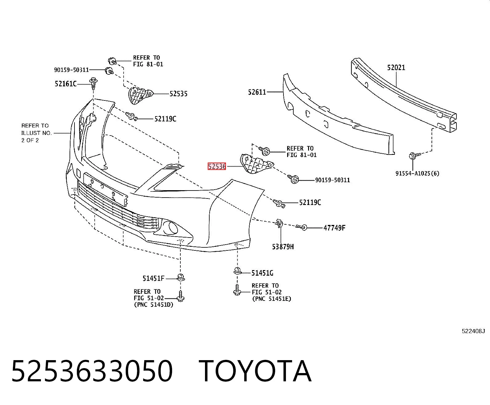 5253633050 Toyota