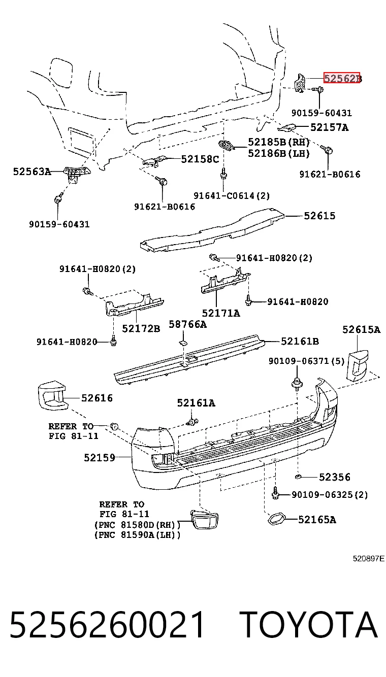 5256260021 Toyota