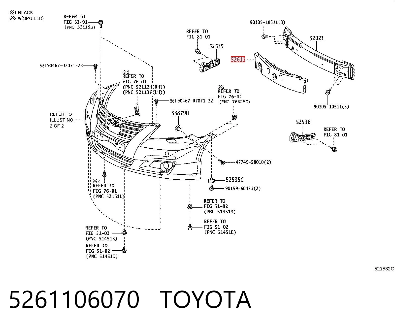 5261106070 Toyota