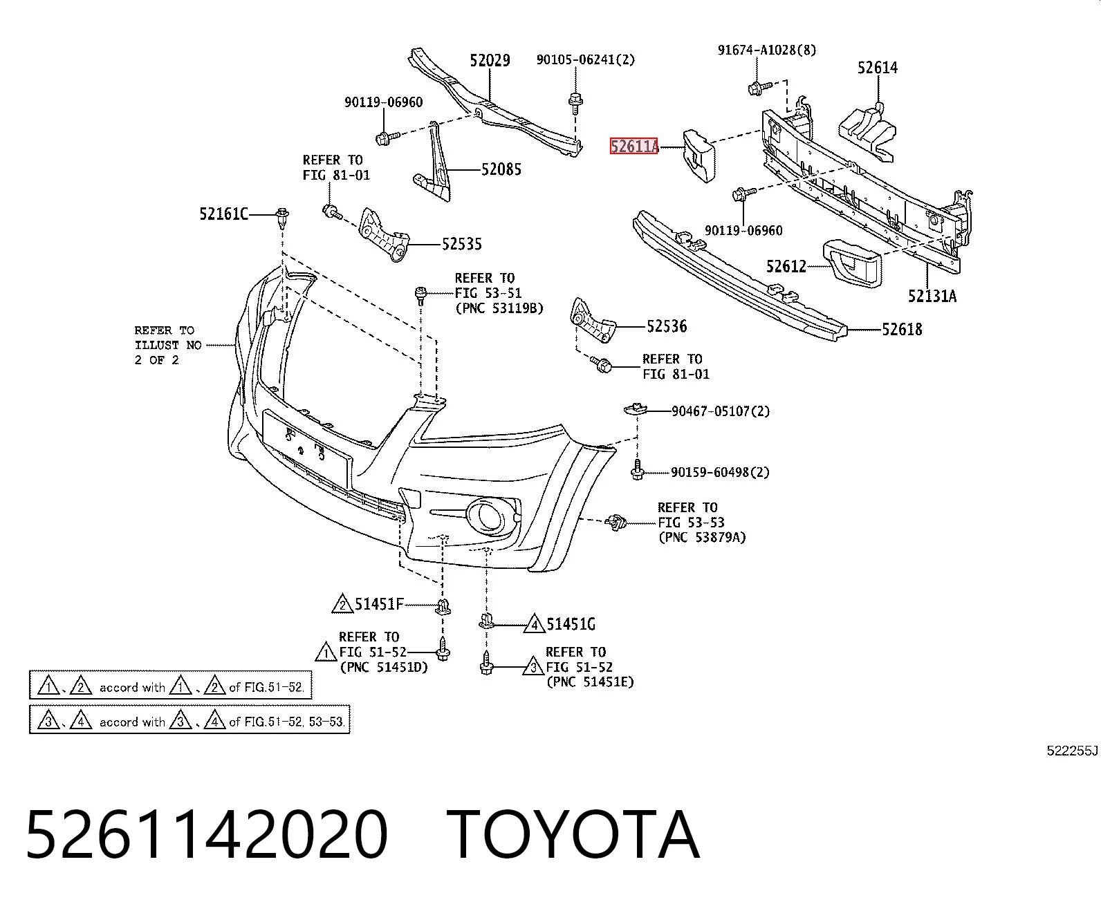 5261142020 Toyota