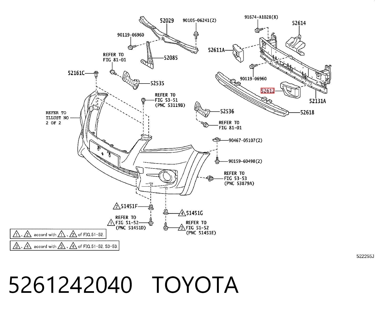 5261242040 Toyota