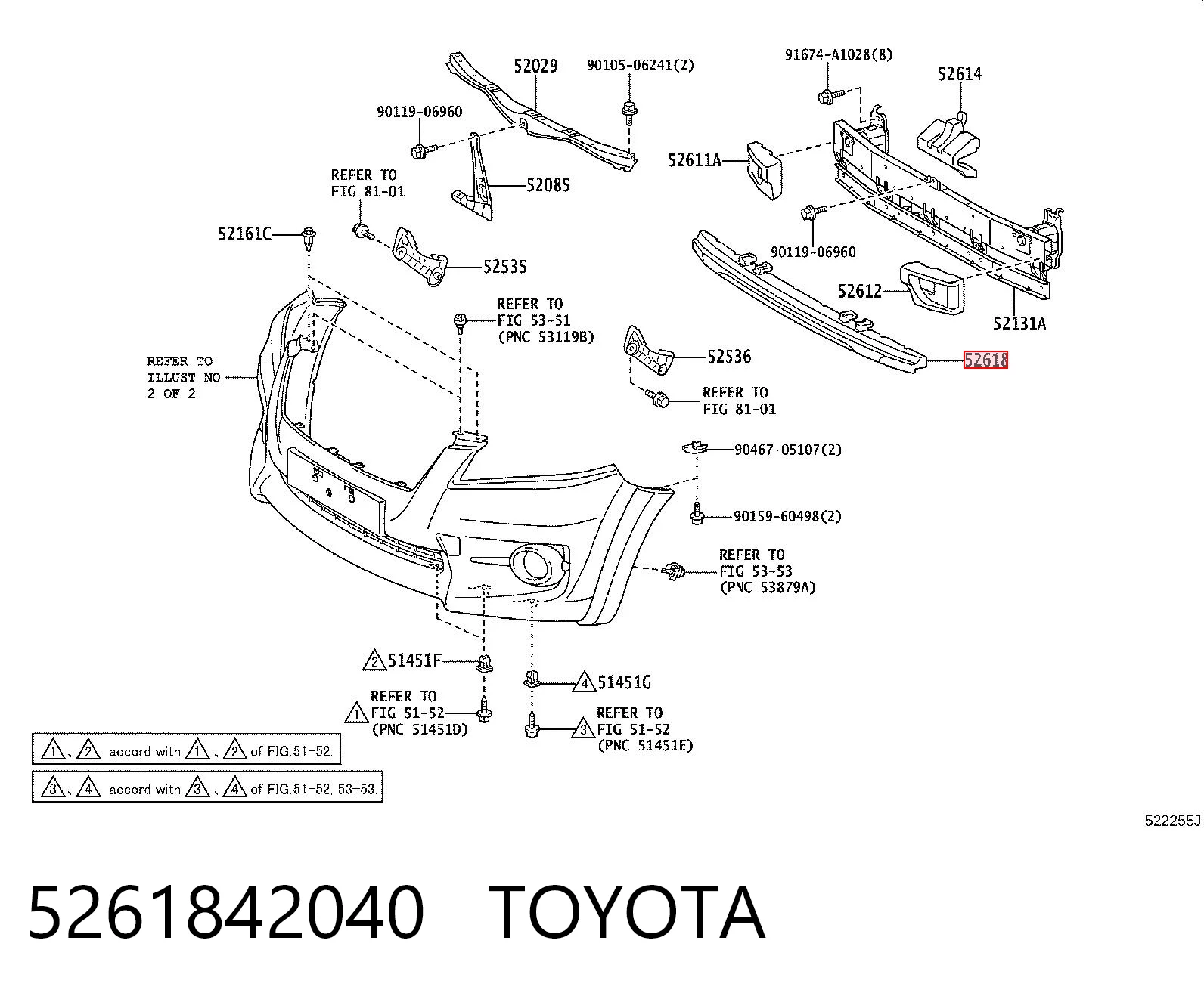 5261842040 Toyota