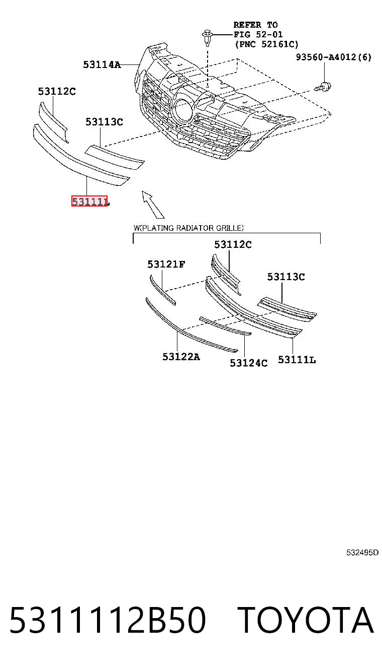 5311112B50 Toyota