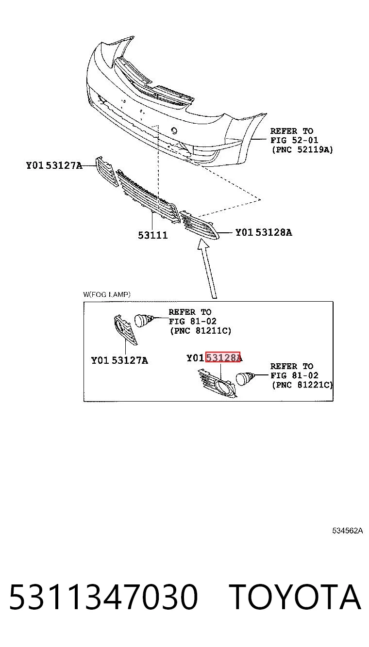 5311347030 Toyota