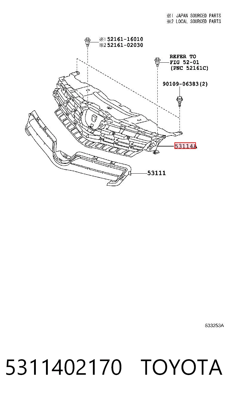 5311402170 Toyota