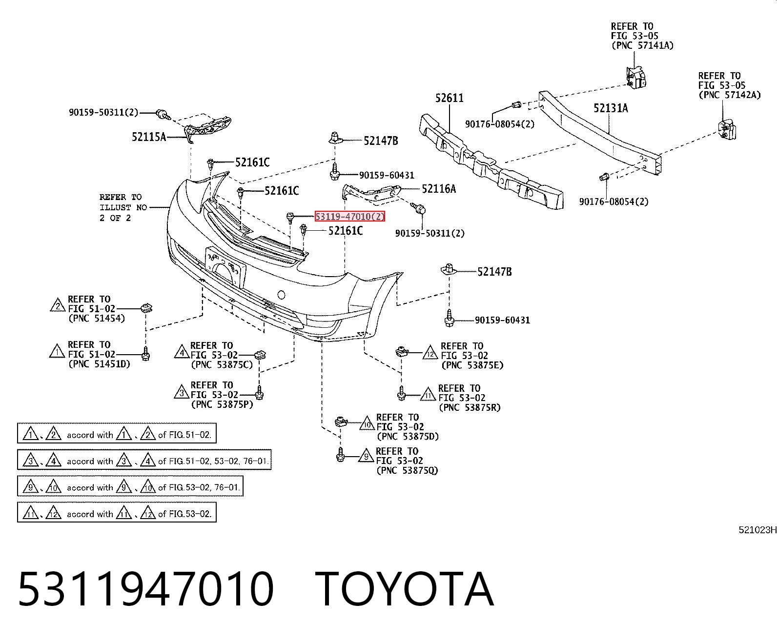 5311947010 Toyota