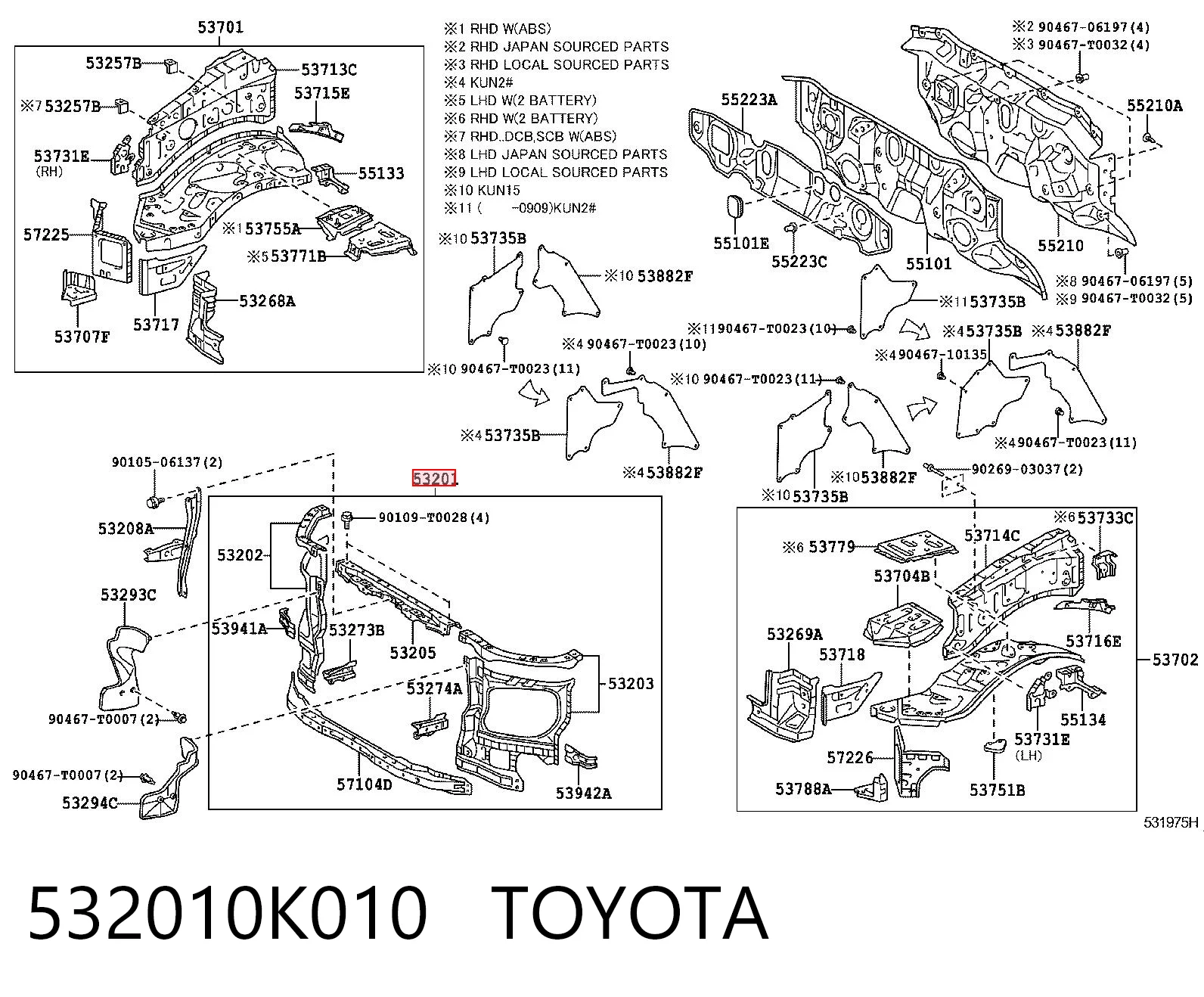  Toyota Hilux  (KUN25)