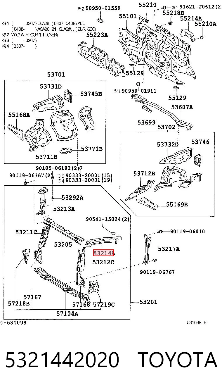 5321442020 Toyota