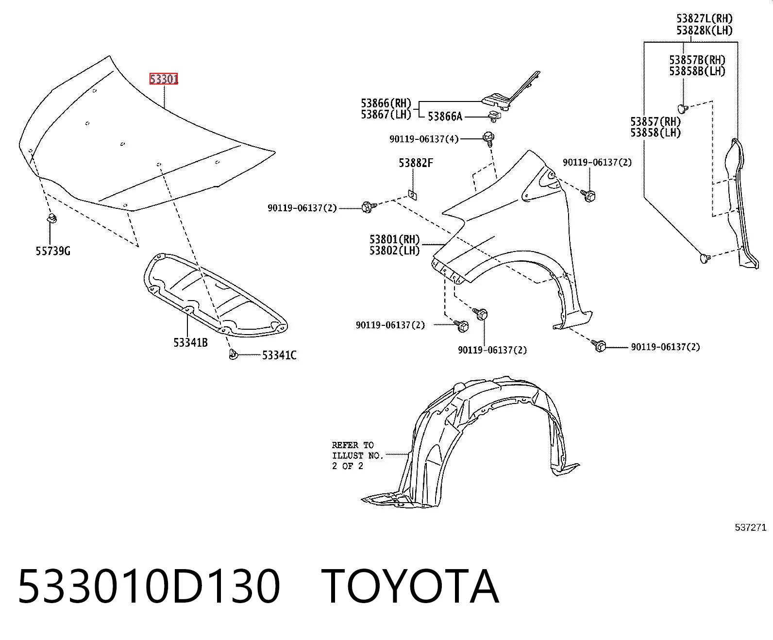 Capota para Toyota Yaris P13