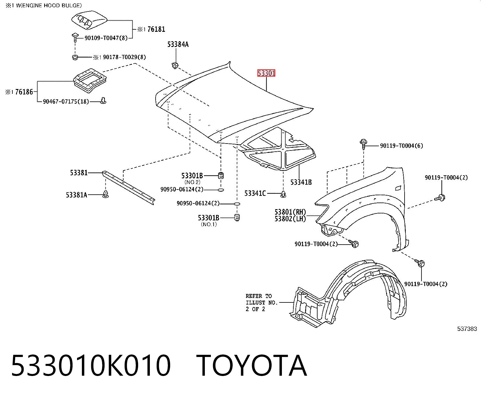  Capota Toyota Hilux pick-up (KUN25) (2005 - 2015) 