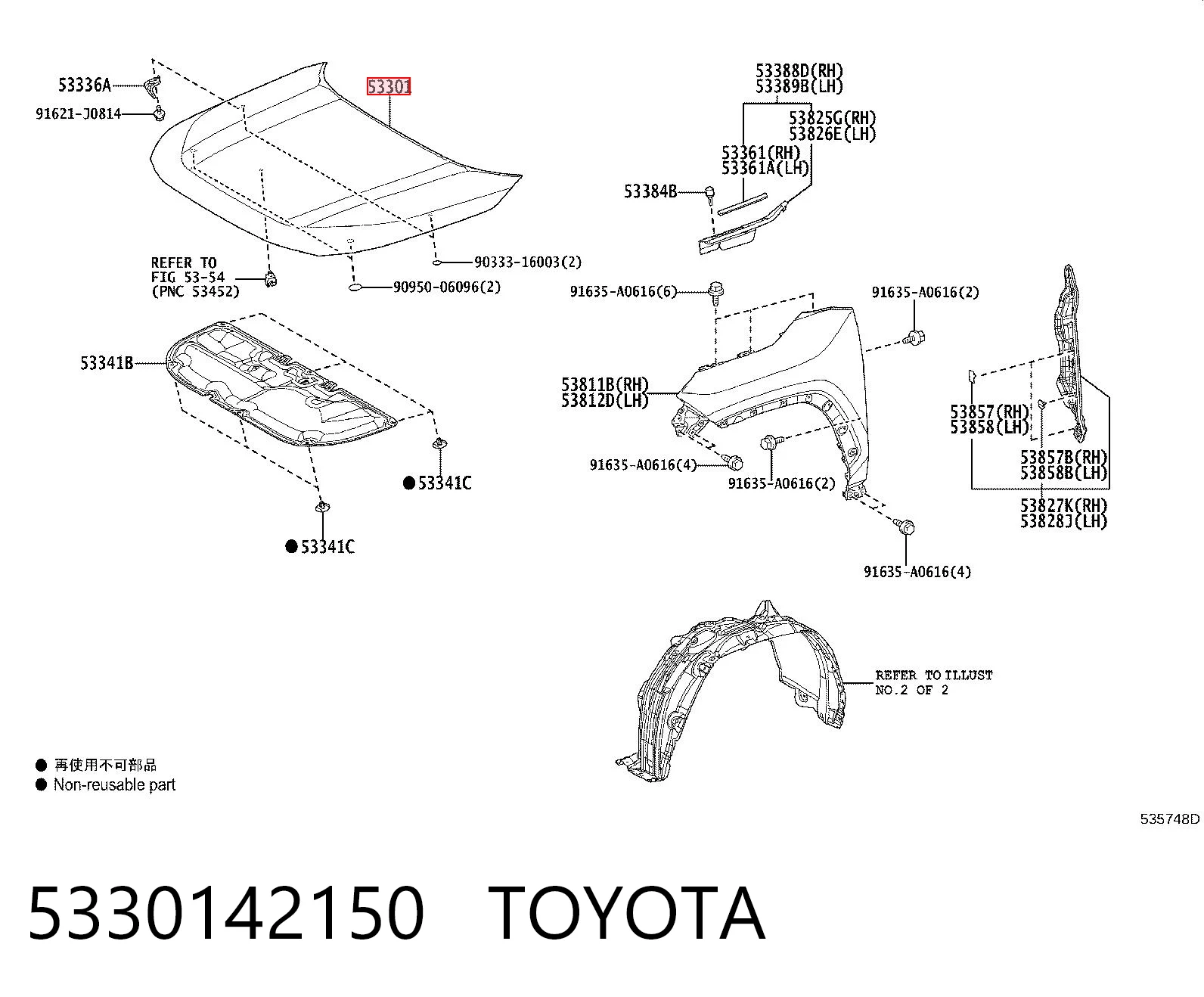 Capota Toyota RAV4 V A5,H5 ao melhor preço
