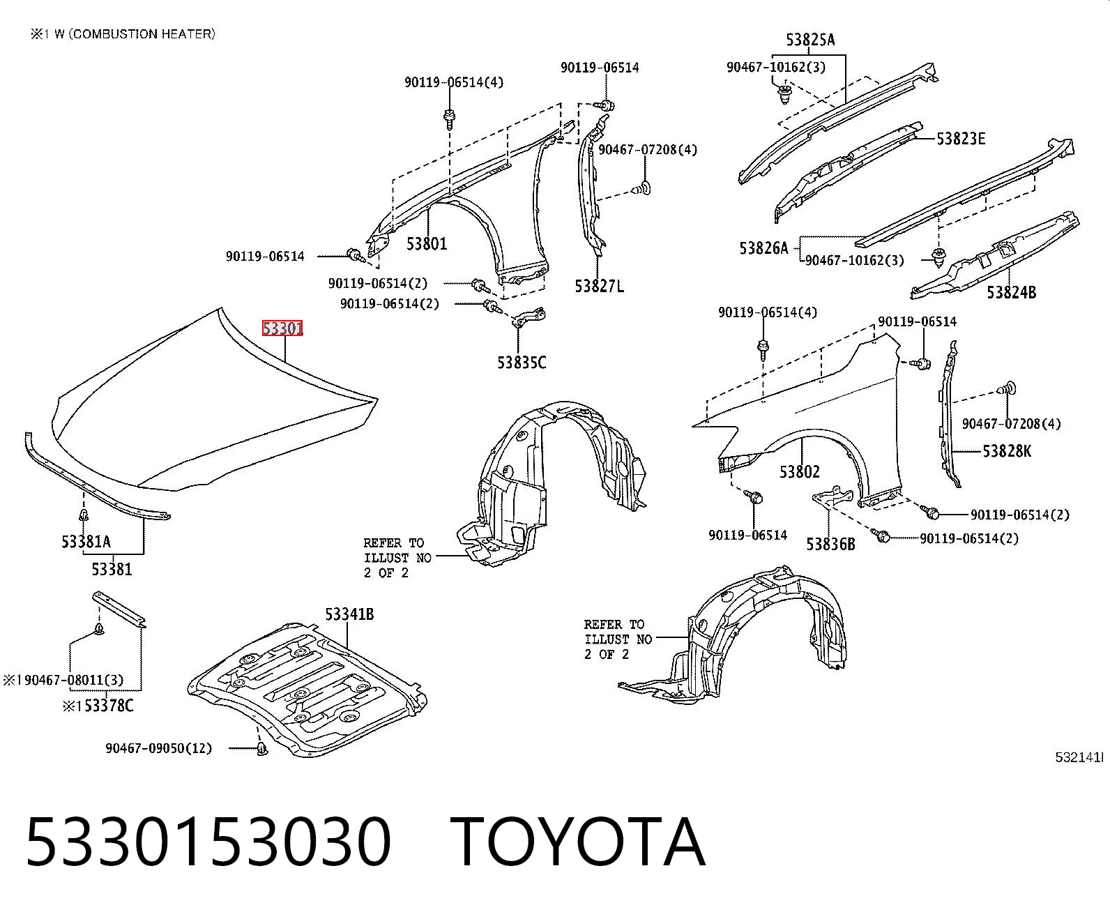 5330153030 Toyota