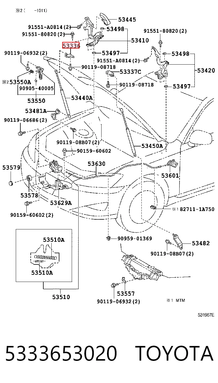 5333653020 Toyota