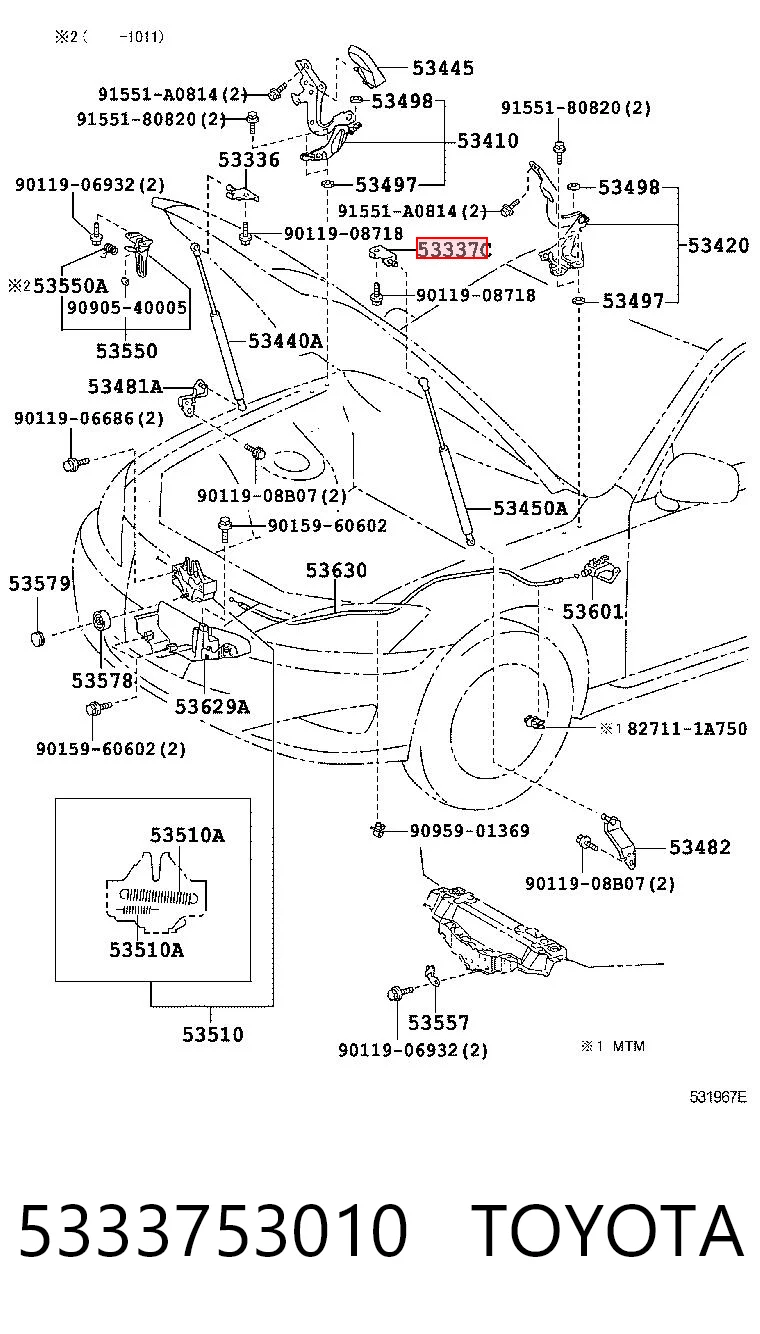 5333753010 Toyota