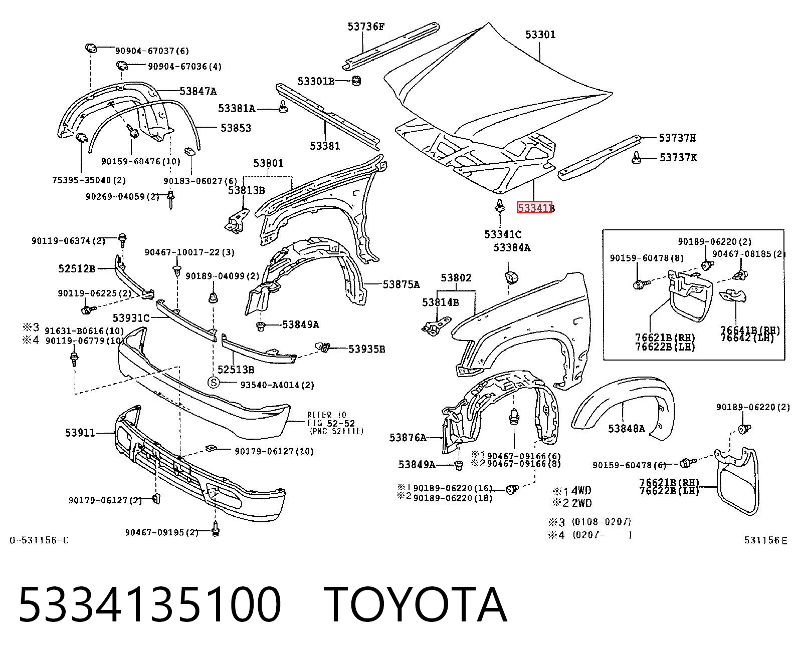 Isolamento de ruído da capota Toyota Hilux  N ao melhor preço