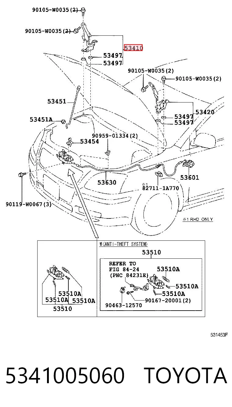 5341005060 Toyota