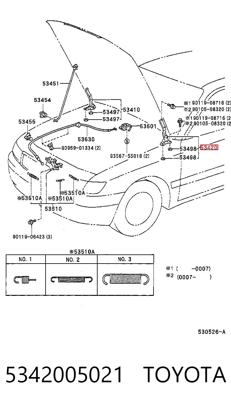 5342005021 Toyota