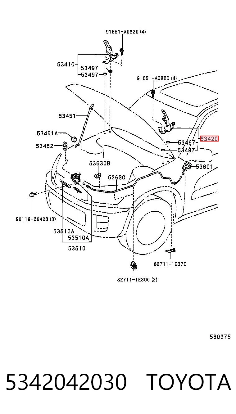 5342042030 Toyota