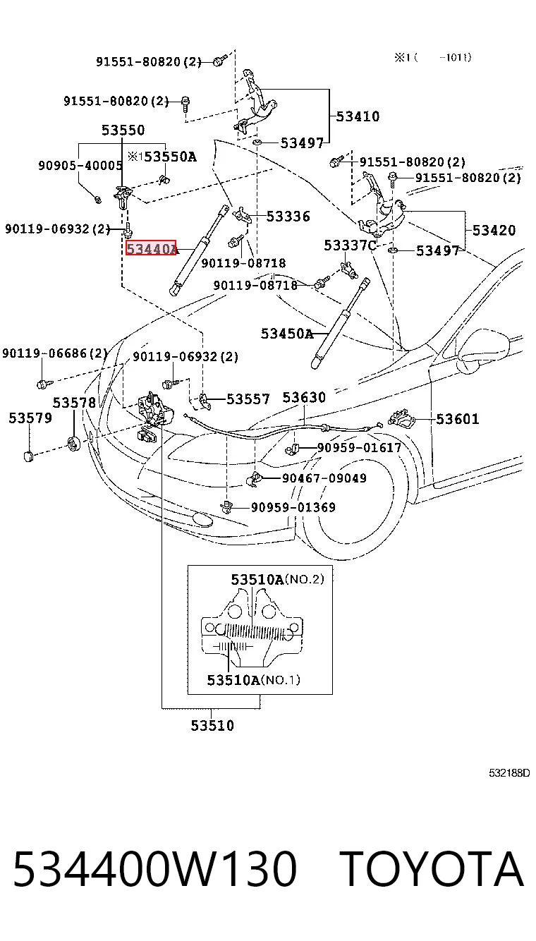 534400W130 Toyota