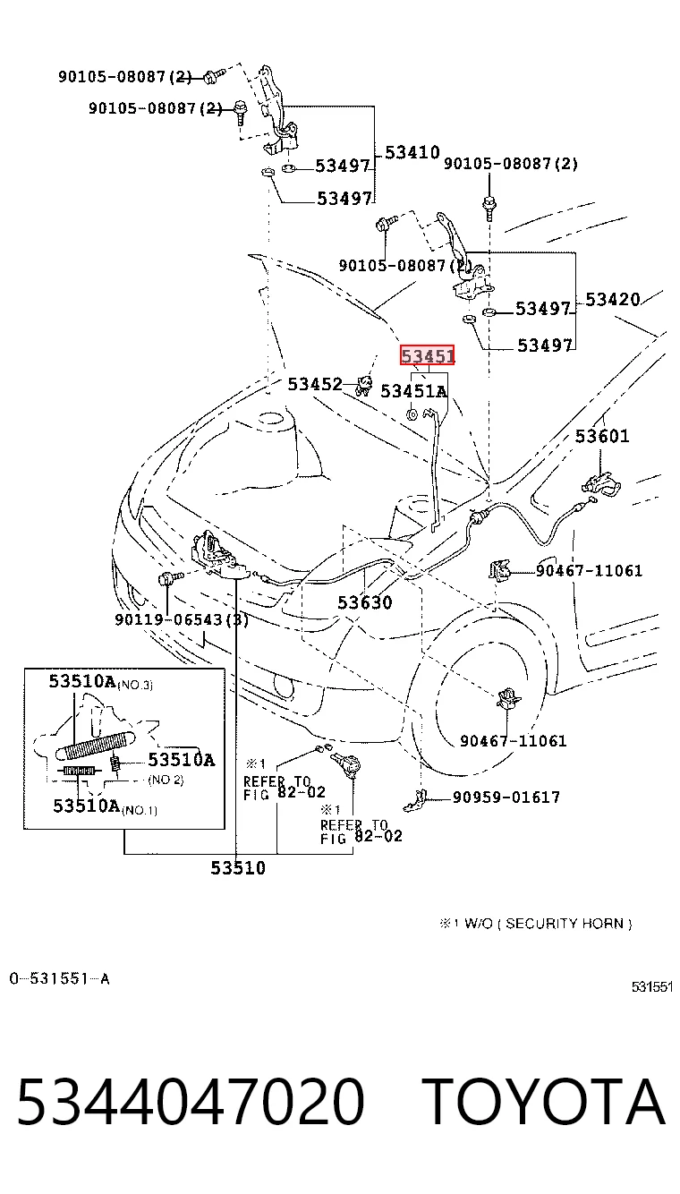 5344047020 Toyota