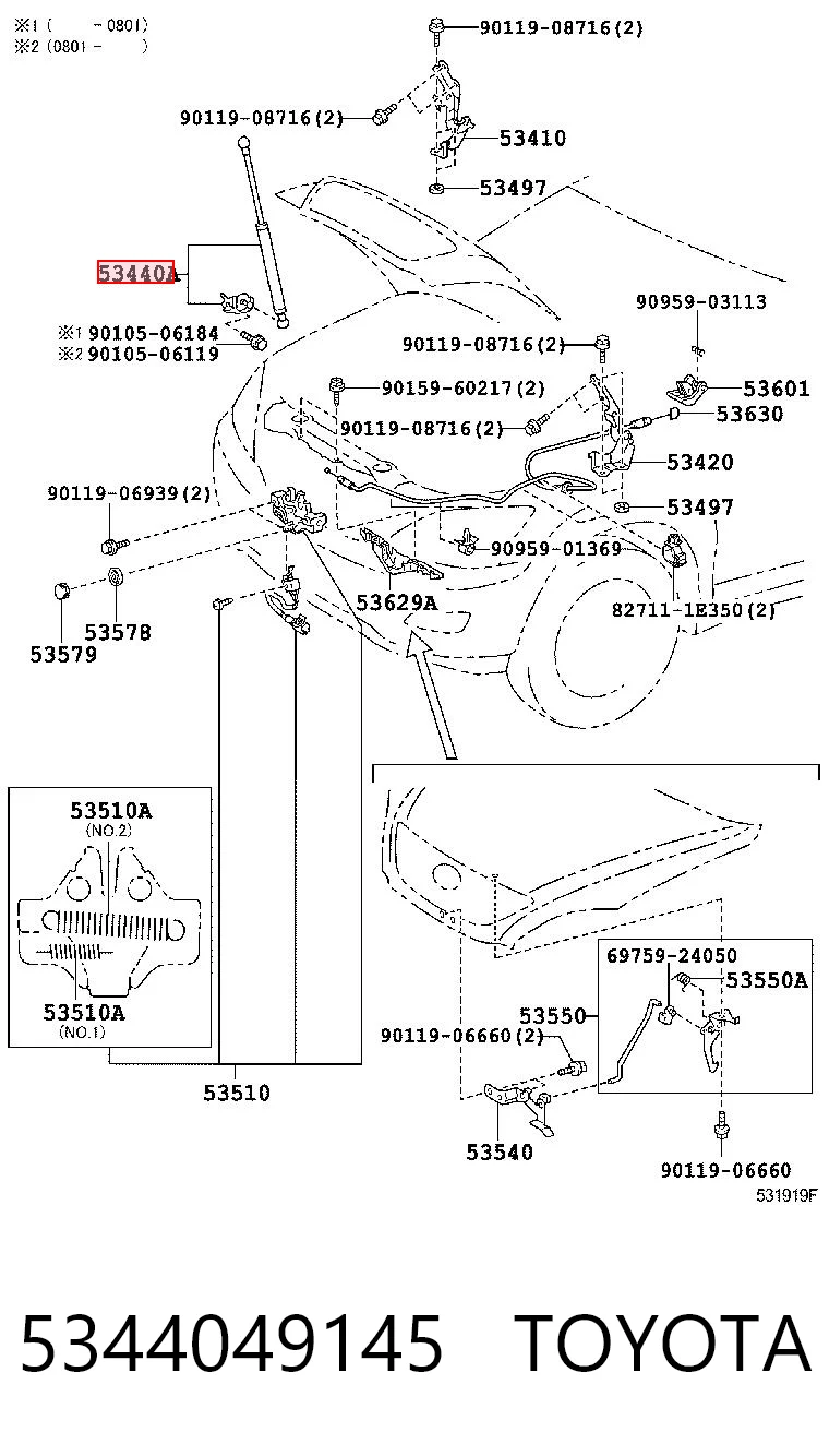 5344049145 Toyota