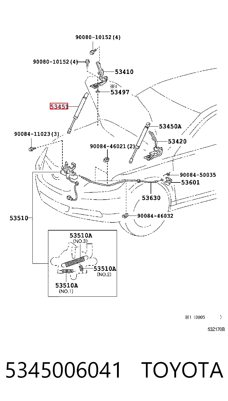 5345006041 Toyota