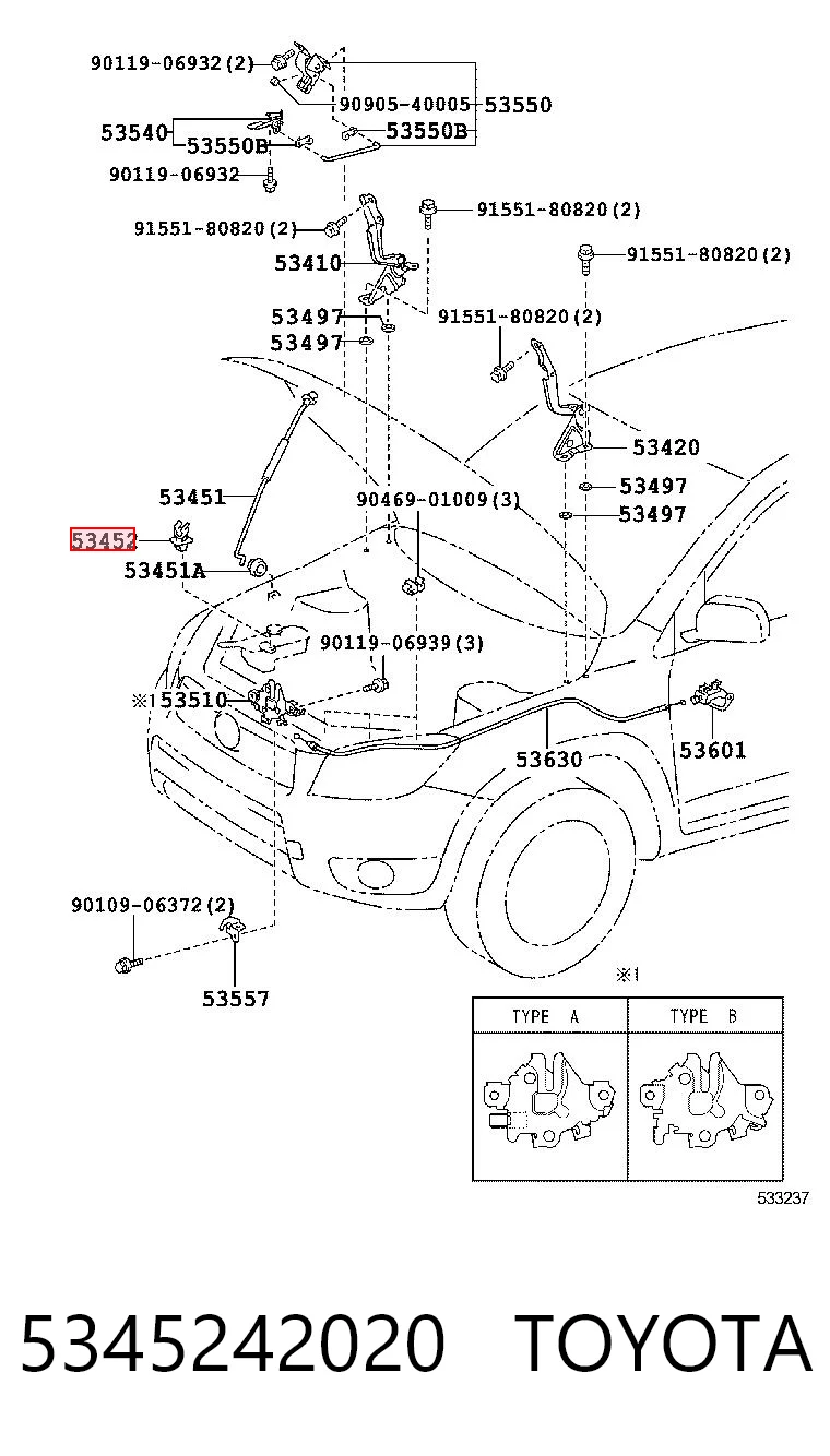 5345242020 Toyota