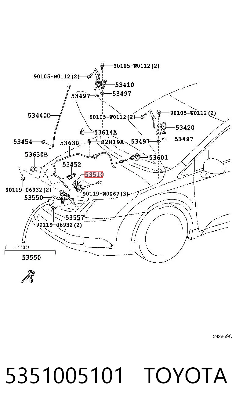 5351005101 Toyota