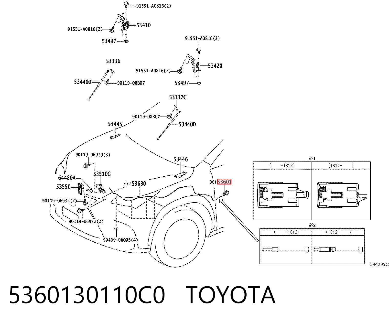 5360130110C0 Toyota