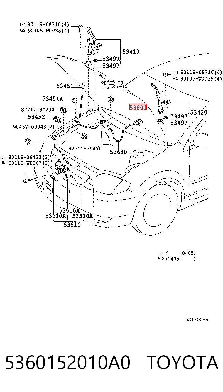 5360152010A0 Toyota