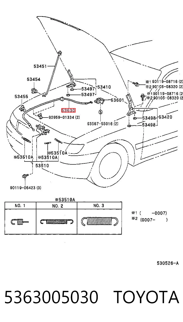 5363005030 Toyota