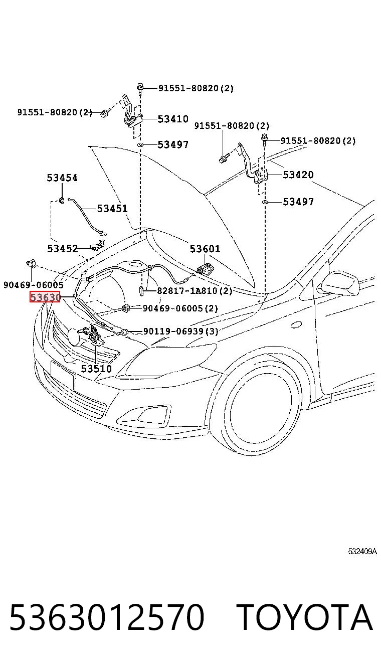 5363012570 Toyota