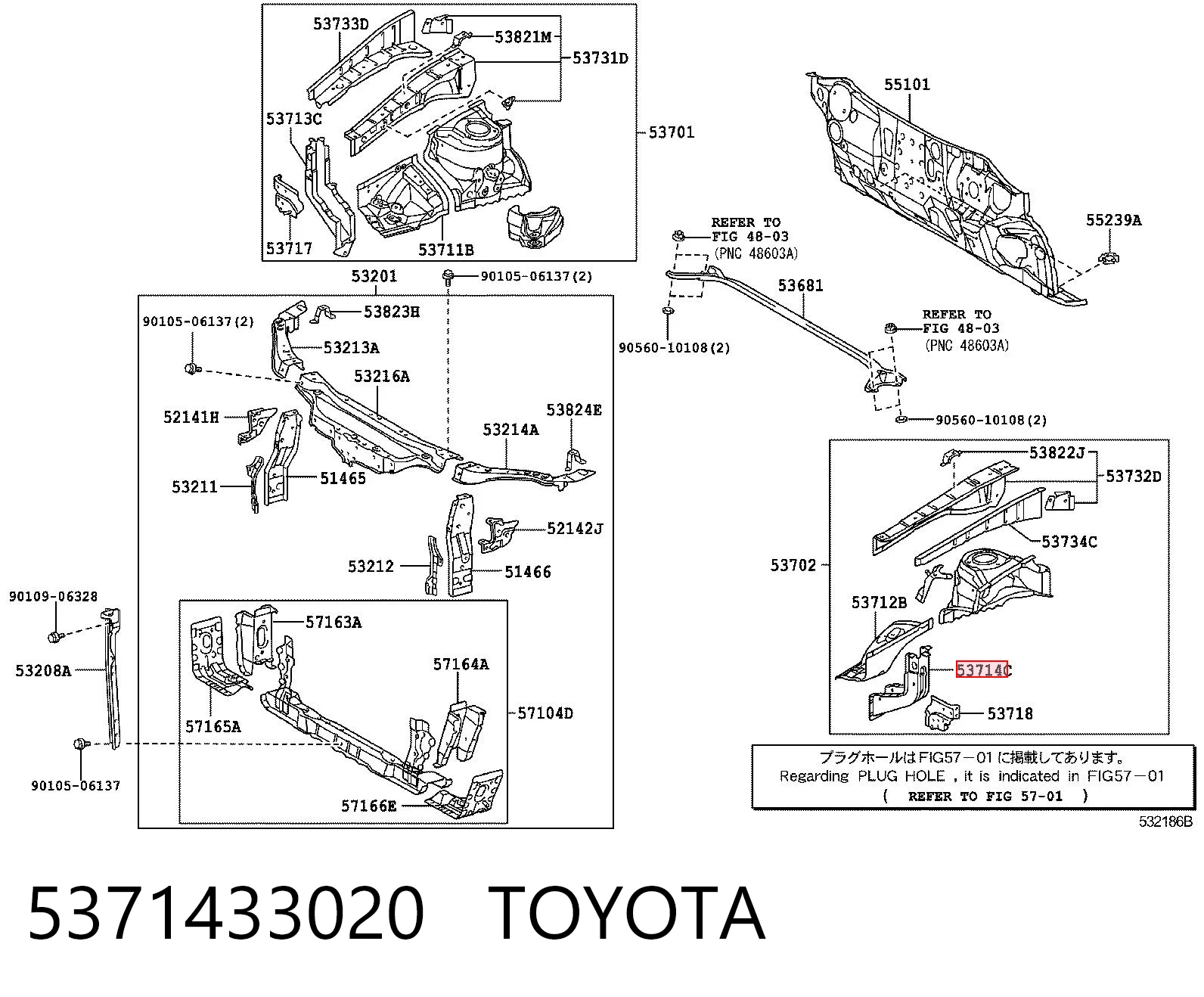 5371433020 Toyota