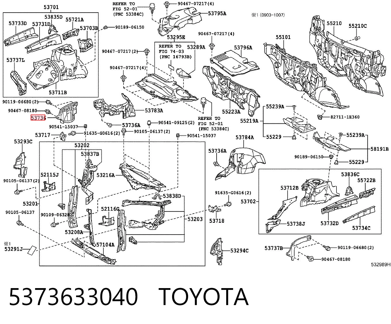 5373633040 Toyota
