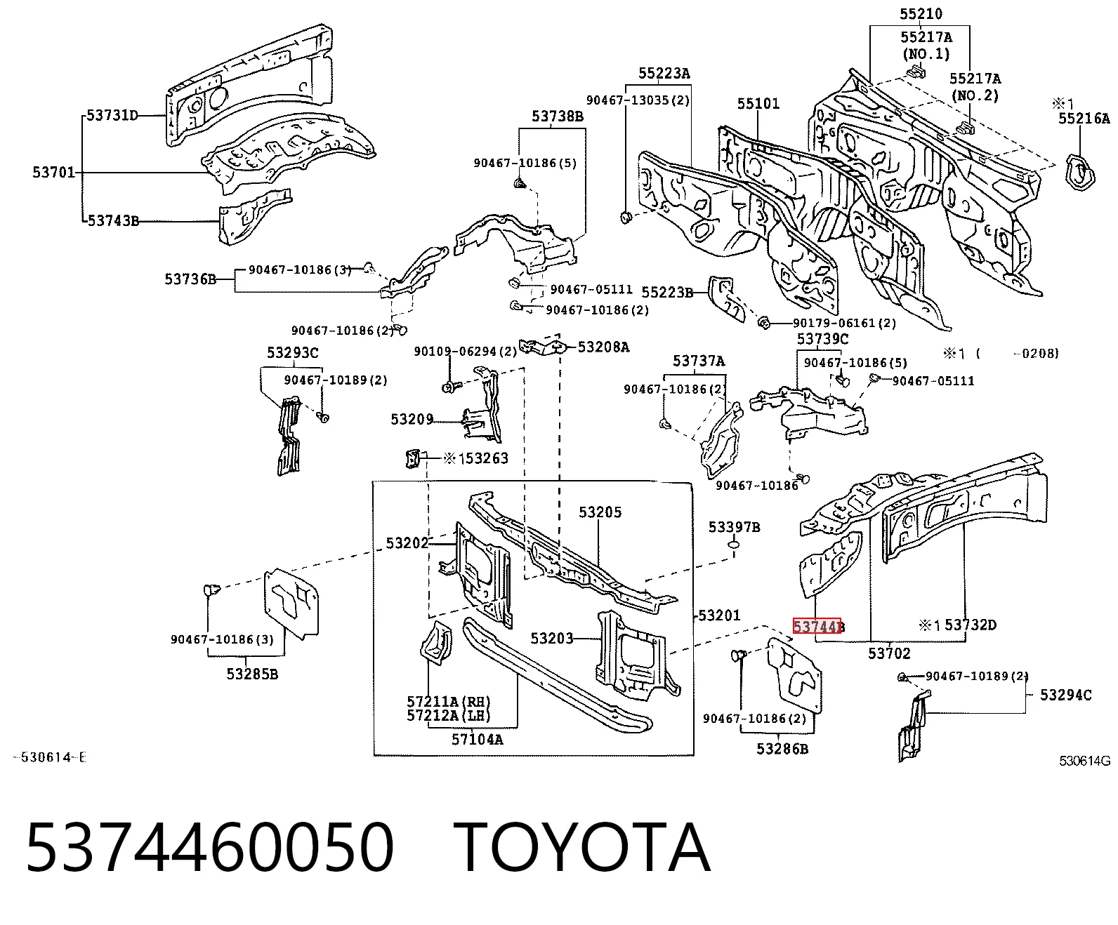 5374460050 Toyota