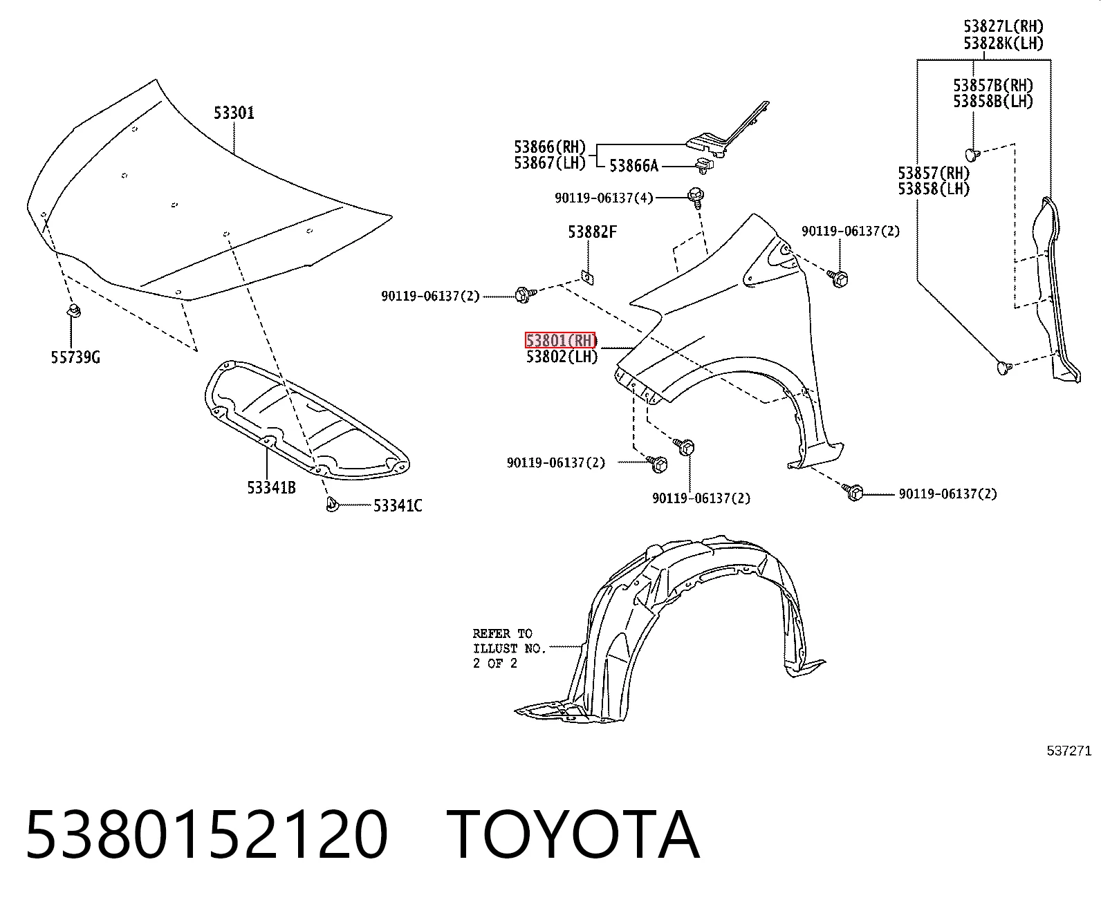 Compre Pára-lama dianteiro direito Toyota Yaris 