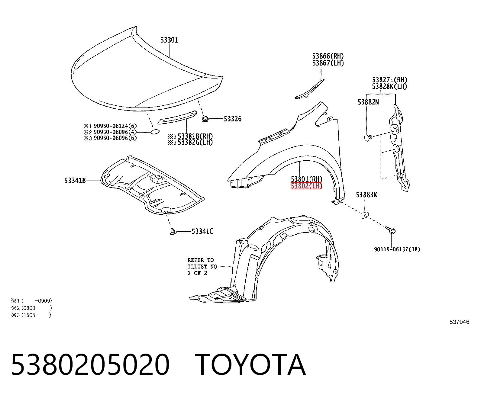 5380205020 Toyota