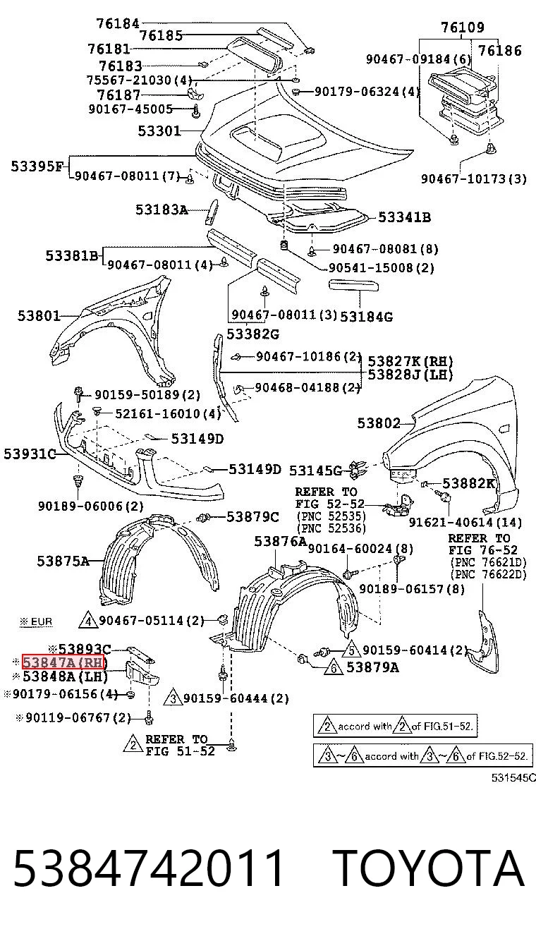 5384742011 Toyota