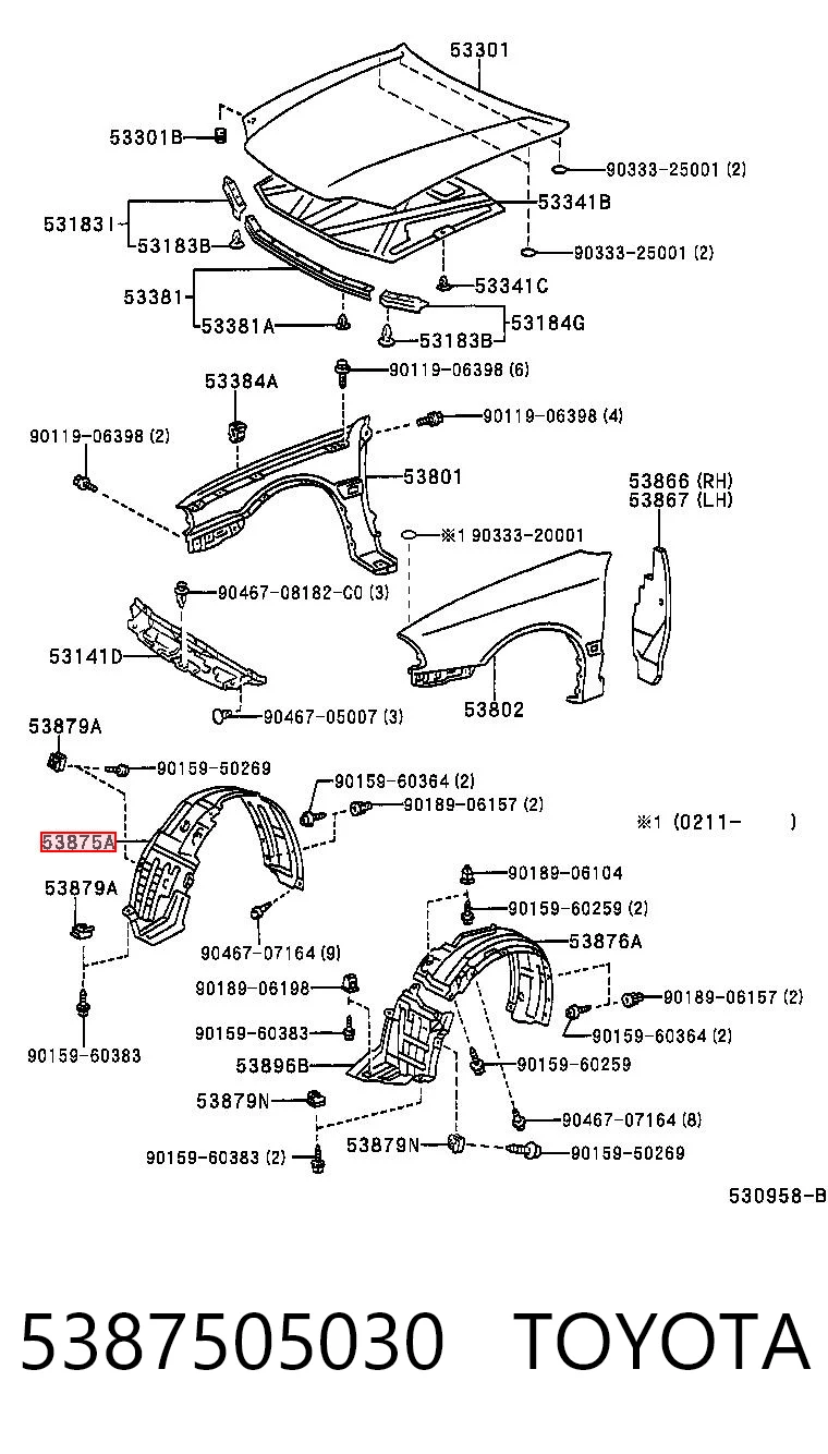 5387505030 Toyota