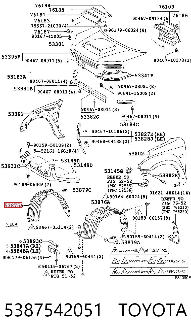 5387542051 Toyota