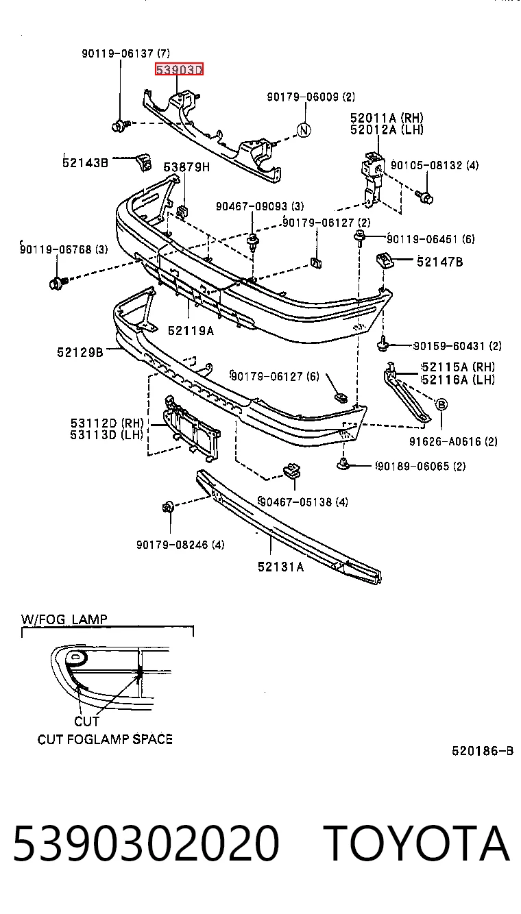 5390302020 Toyota