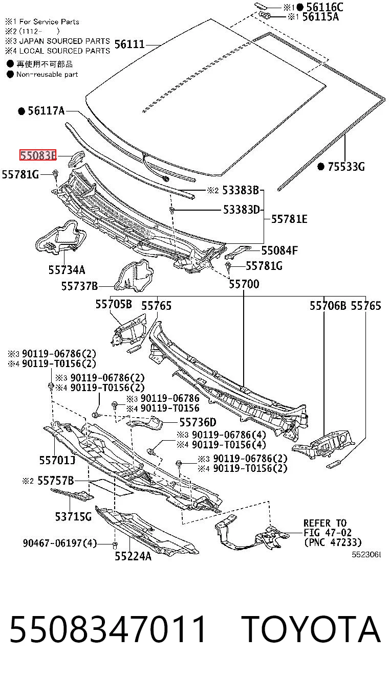 5508347011 Toyota