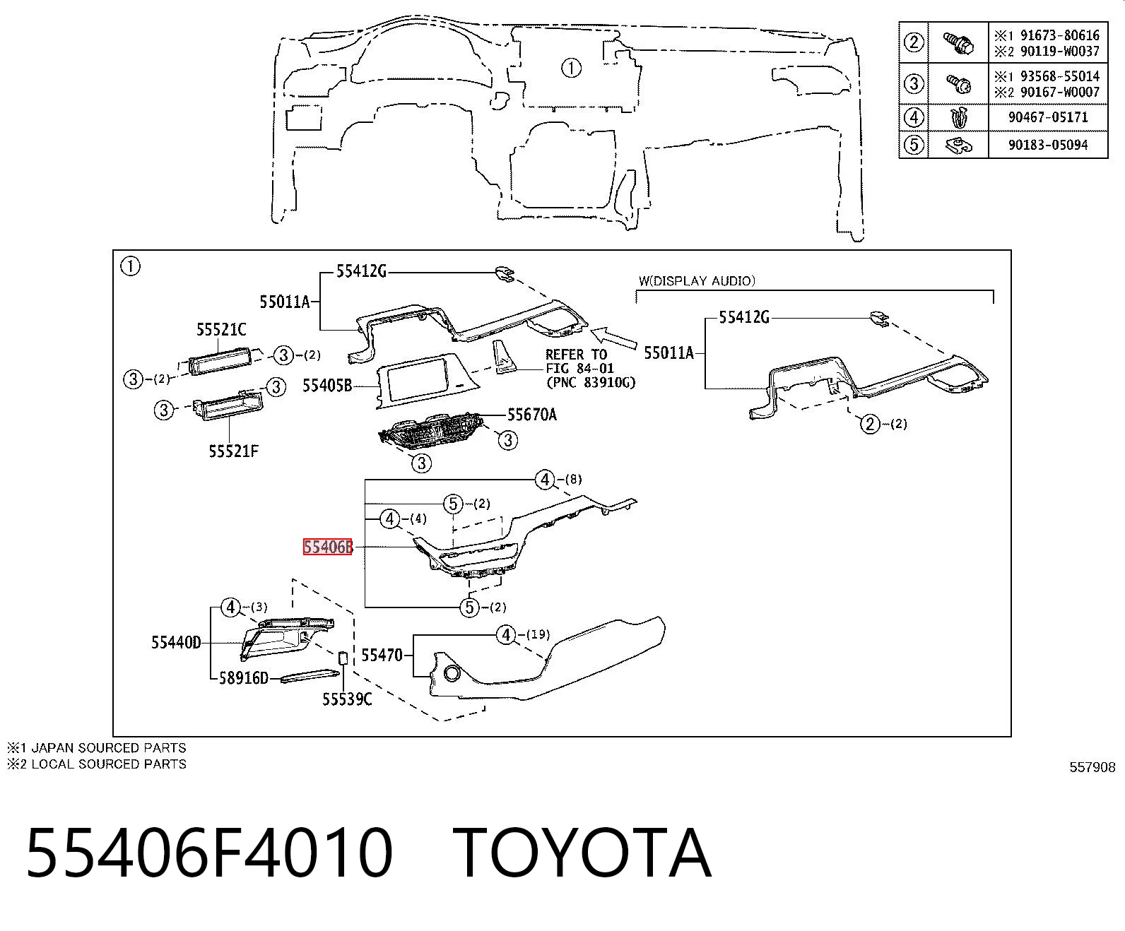 55406F4010 Toyota