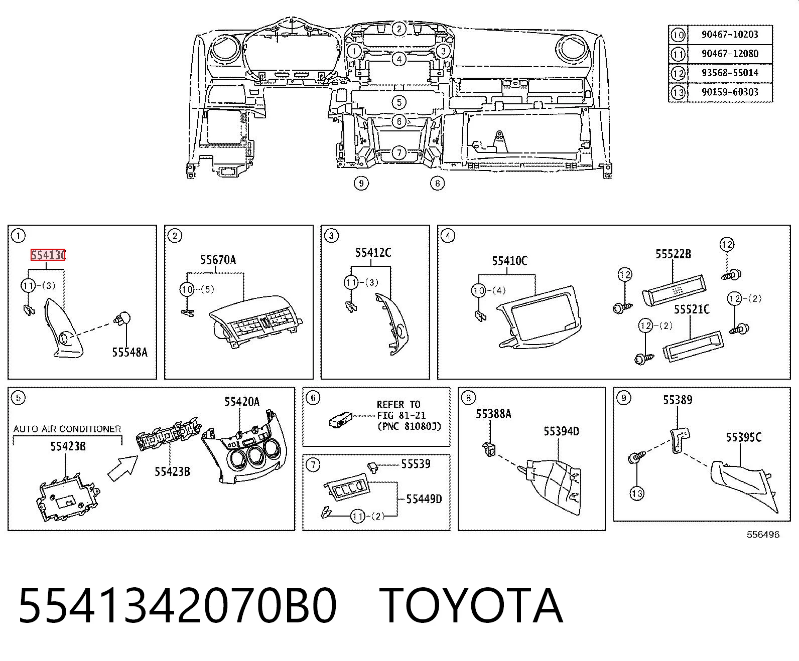 5541342070B0 Toyota 